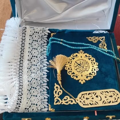 BLUE ZARQAN QURAN BOX