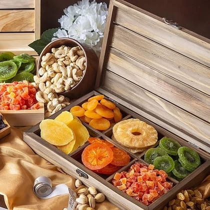 Tropical Dry Fruits Lid Box