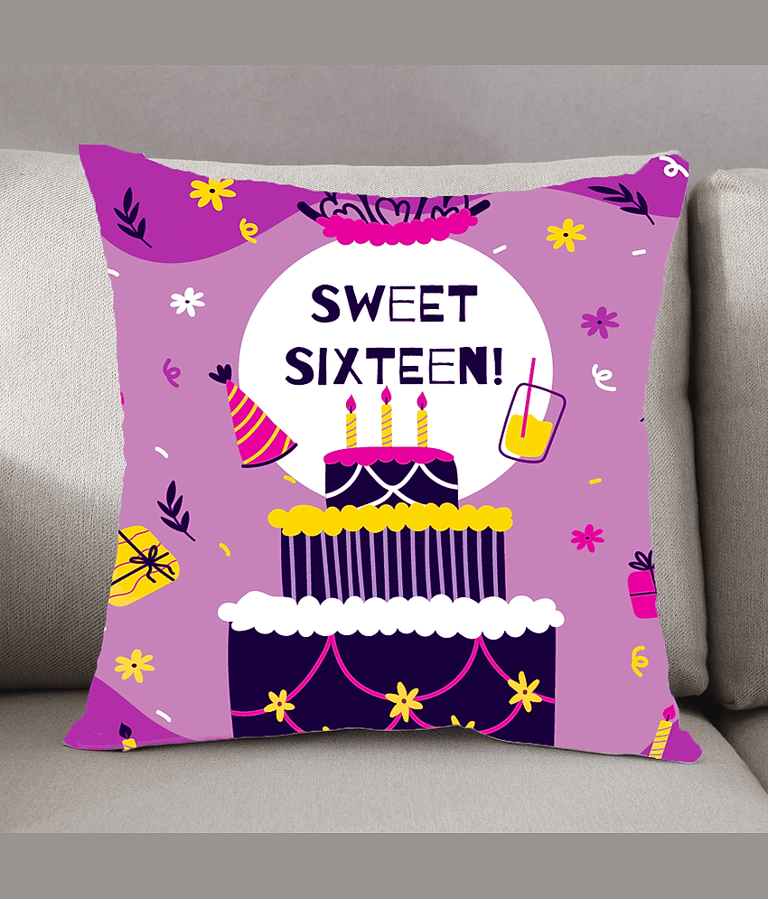 Ros - Multicolor Polyester Gifting Printed Cushion