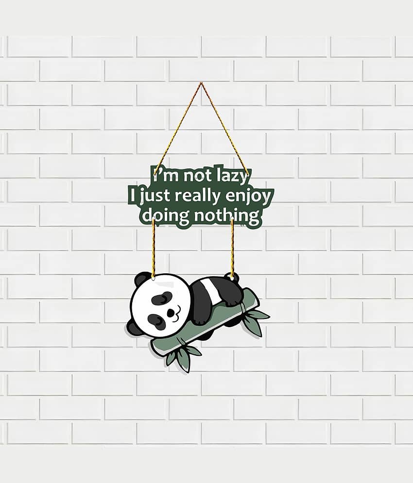 Positive Vibe Lifestyle Wood Wall Art Wall Sculpture Multi - Pack of 1