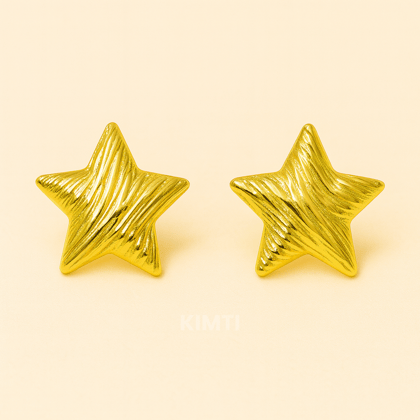 18k Gold Plated Starla Stud Anti Tarnish Earring