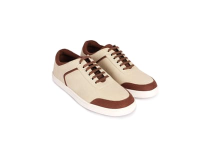 Paaduks Dan Eco-Sole Unisex Sneakers - Beige - UK 6
