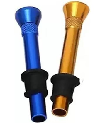 Puff Smart Metal Bong Shooter Filters 6cm 2 Pcs Aluminium Outside Fitting Hookah Mouth Tip  (Multicolor, Pack of 2)
