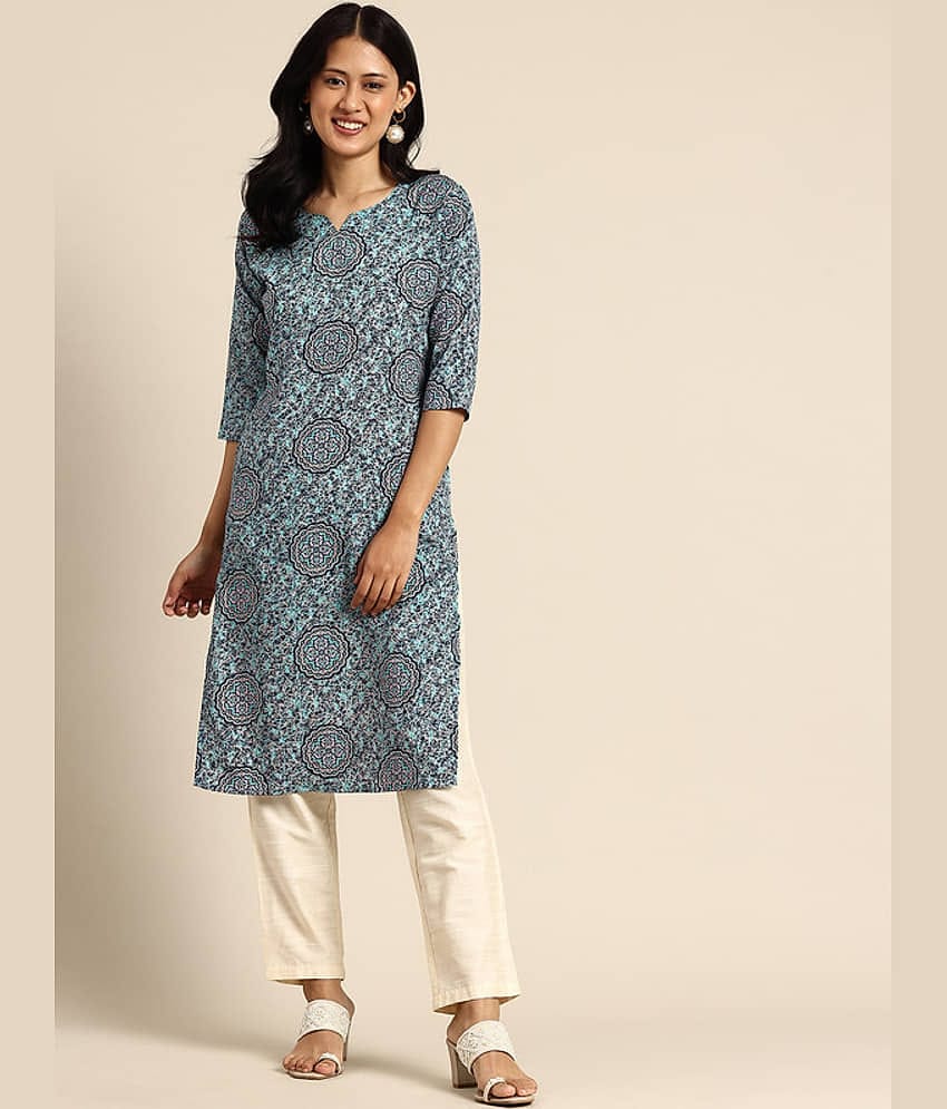 KETAKI FASHION Pack of 1 Crepe Printed Straight Women's Kurti - ( Multicolor )