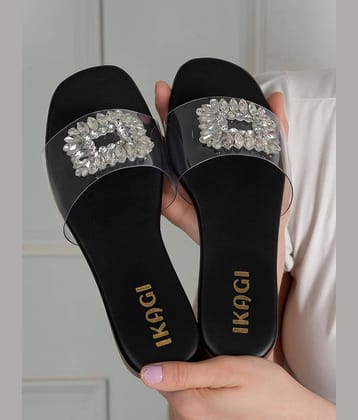 IKAGI Black Women's Flats