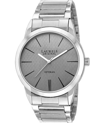 Laurels Silver Analog Watch