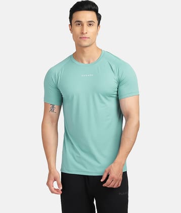 Fuaark Red Polyester Slim Fit Men's Sports T-Shirt ( Pack of 1 )