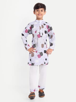 Kurta Pyjama Set _ Multicolor