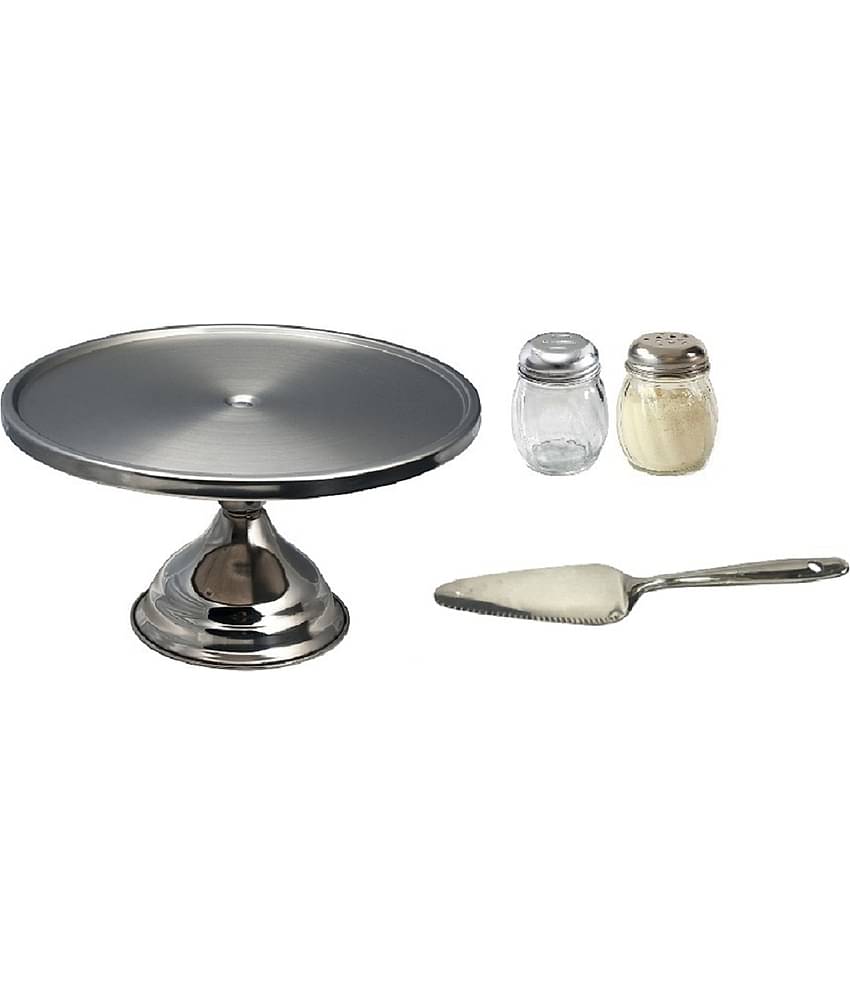 Dynore Stainless Steel Cake Stand 4 Pcs