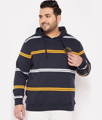 AUSTIVO - Navy Blue Fleece Regular Fit Men's Sweatshirt ( Pack of 1 )