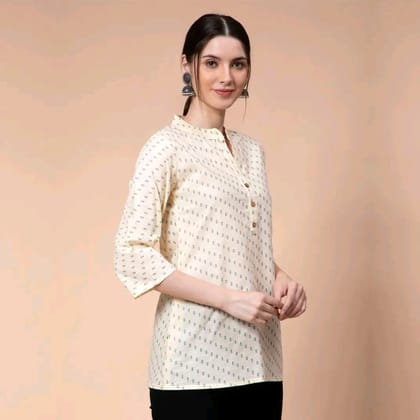 Cotton Printed Straight Women's Kurti Cotton Printed Straight Women's Kurti