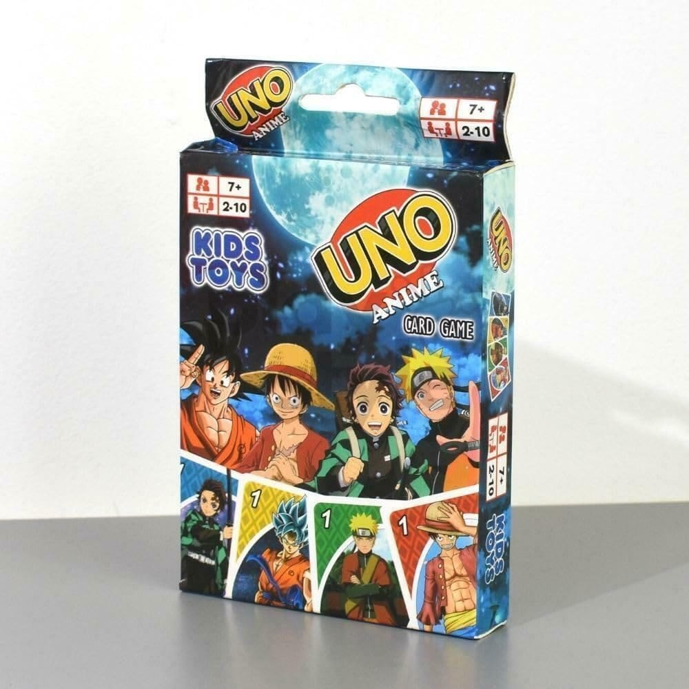 Uno Anime Character for Kids Playing cards