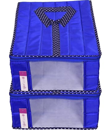 PrettyKrafts Shirt Cover Set of 2 - Closet Organizer - Shirts and Clothing Organizer - Light Blue