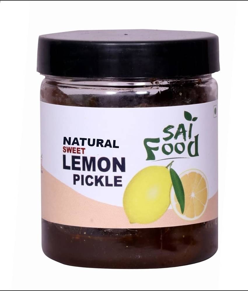 SAi Food NATURAL Masalo Se Bana Chatpata Sweet Moon Lemon Pickle Nimbu Ka Achar Pickle 250 g