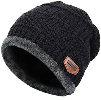 Men's Winter Hat and Scarf Set / Knitted Beanie and Scarf Set