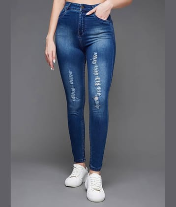 Miss Chase - Blue Denim Skinny Fit Women's Jeans ( Pack of 1 )