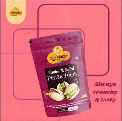Nut Master California Roasted & Salted Pistachios