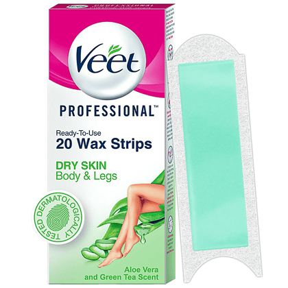 VEET DRY COATED WAX STRIPS 20