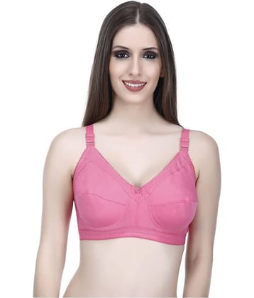 Elina Cotton Non Padded Women's Everyday Bra ( Pink )