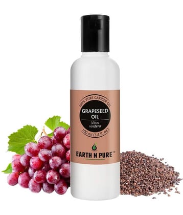 Earth N Pure - Grapeseed Essential Oil 100 mL ( Pack of 1 )