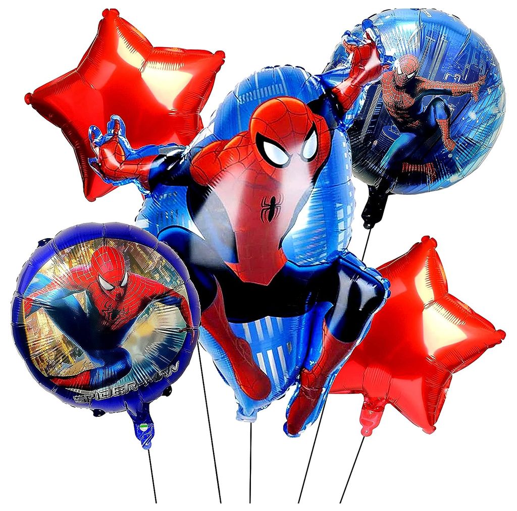 Spiderman Foil balloon Set Of 5 - Party and Festive Needs | Buy online on ZillyBuy