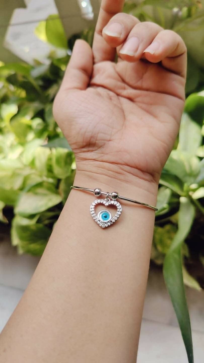 Pinapes Evil Eye Chain Bracelet for Women and Girls