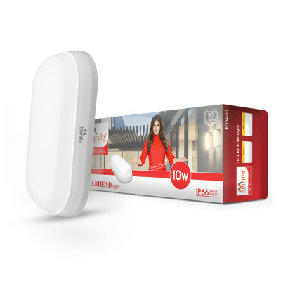 10W LED Bulkhead Wall Mount Light-Cool White / Pack of 1