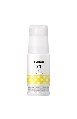 Canon PIXMA GI71 Yellow Ink bottle Compatible for G1020,G2020,G3020,G2060,G3060, G1737,G2770,G3770,G4770, G1730,G2730,G3730