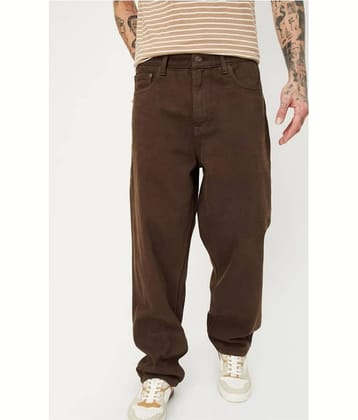9x denims Basic Men's Jeans - Brown ( Pack of 1 )