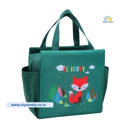 NIYO TOYS Insulated Lunch Bag for Women - Cute Design-Fox