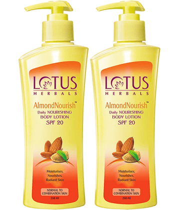 Lotus Herbals Almondnourish Daily Nourishing Body Lotion, 250g (Pack of 2)