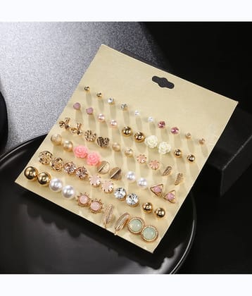 Thrillz Multi Color Stud Earrings ( More Than 10 )