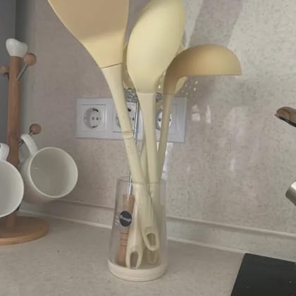 Plastic Chopstickes Stand - White