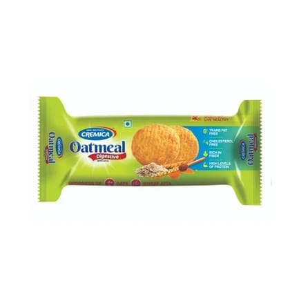 Cremica Oatmeal Digestive Biscuits - Trans Fat, Cholesterol Free, Fibre Rich, 112.5 g