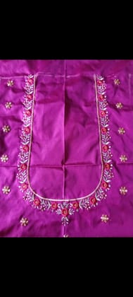 Stylish Pink Computer Print Blouse