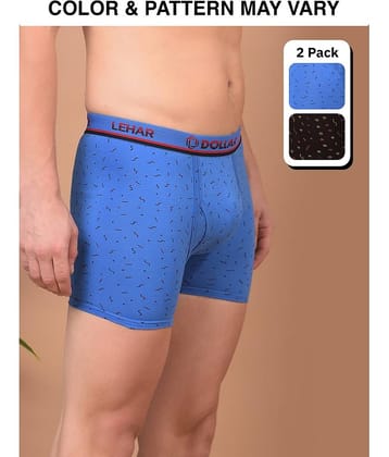 Dollar Pack of 2 Cotton Blend Trunks For Men's ( Multicolor3 )