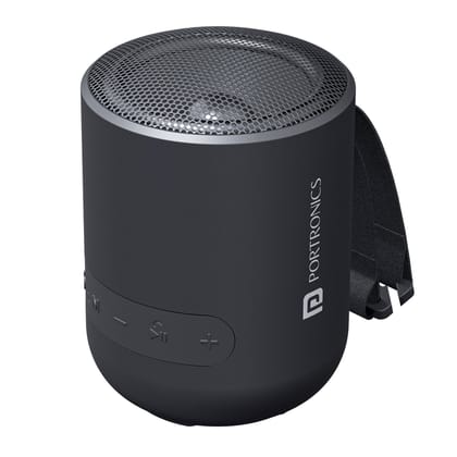 Portronics SoundPot Wireless Mini Speaker - Black