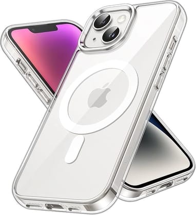 Apple iPhone Cover Case | Magnetic Charging Compatible | Slim Shockproof Case | Wireless Charging Ready | Protective Shockproof Cover