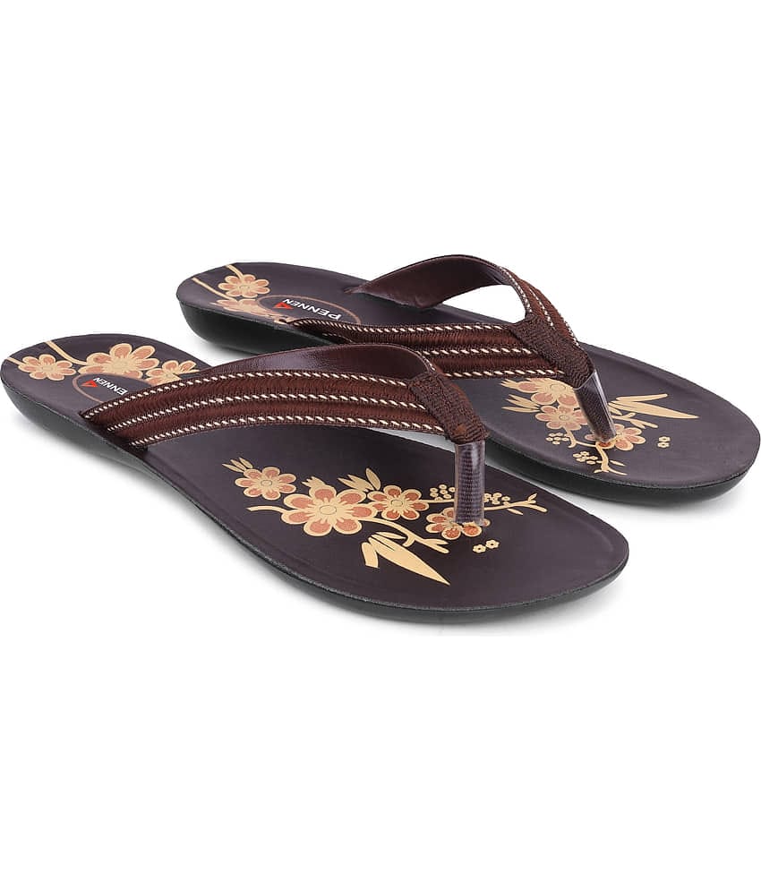 PENNEN Brown Women's Flats
