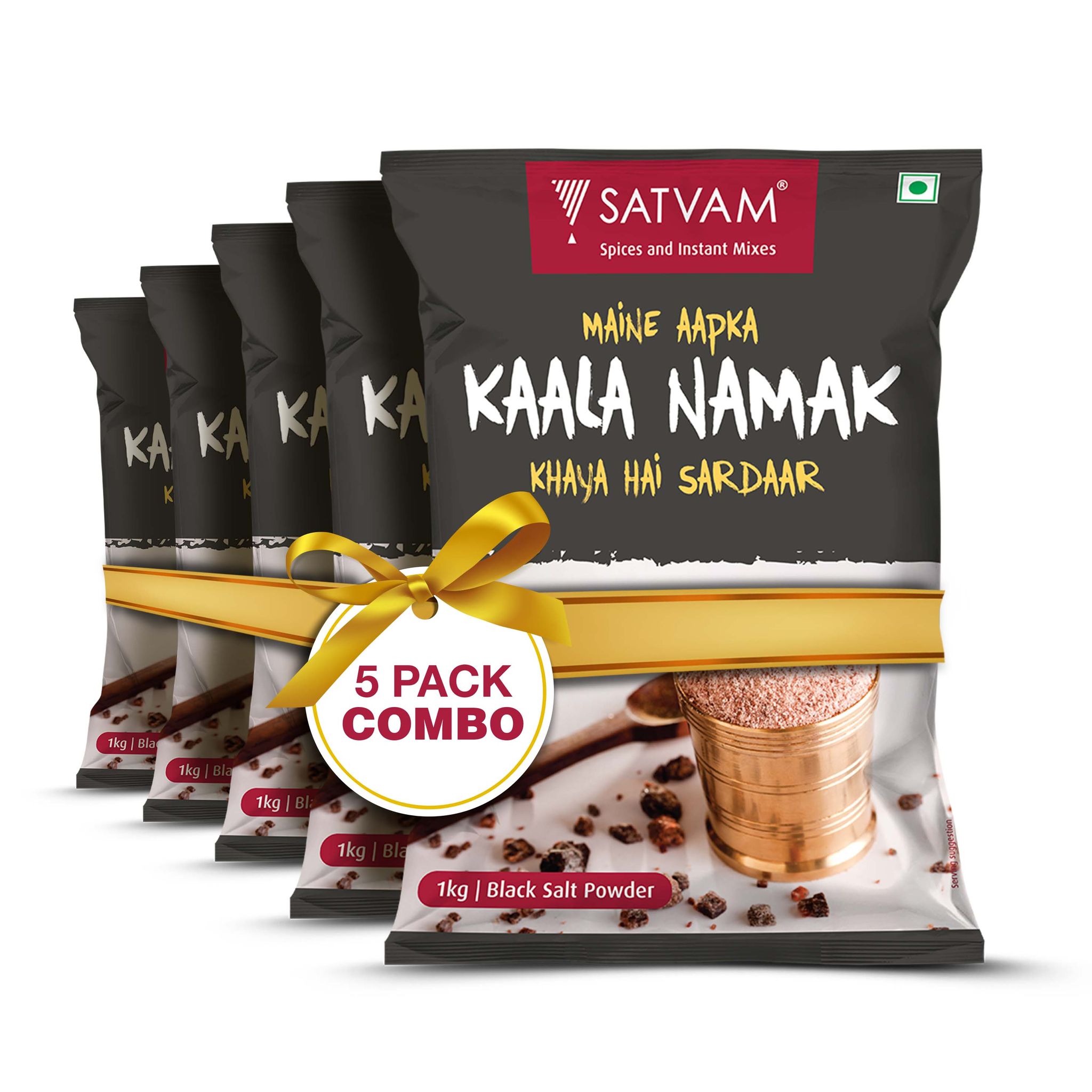 Black Salt (5 * 1 KG) | (Pack of 5)