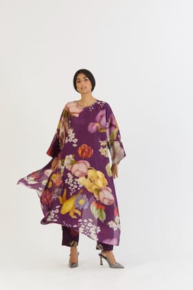 Jamun Kaftan Set-XS