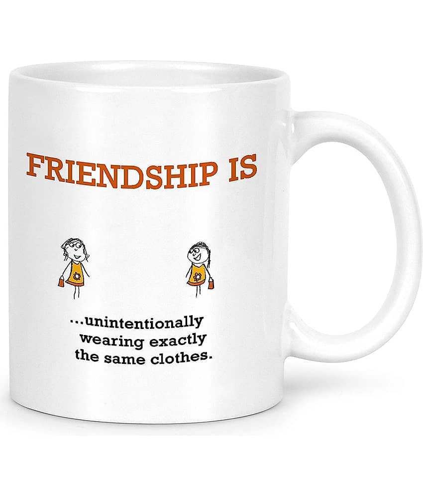 Idream Quote Printed Ceramic Coffee Mug 1 Pcs 330 mL