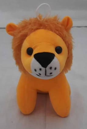 SRI RAGHAVA Mini Simba Yellow And Orange  - 60 cm  (Brown, White)