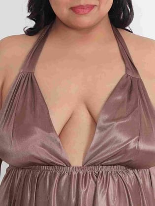 Klamotten Women's Plus Size Sexy Black Babydoll Dress for Honeymoon BB36Bm