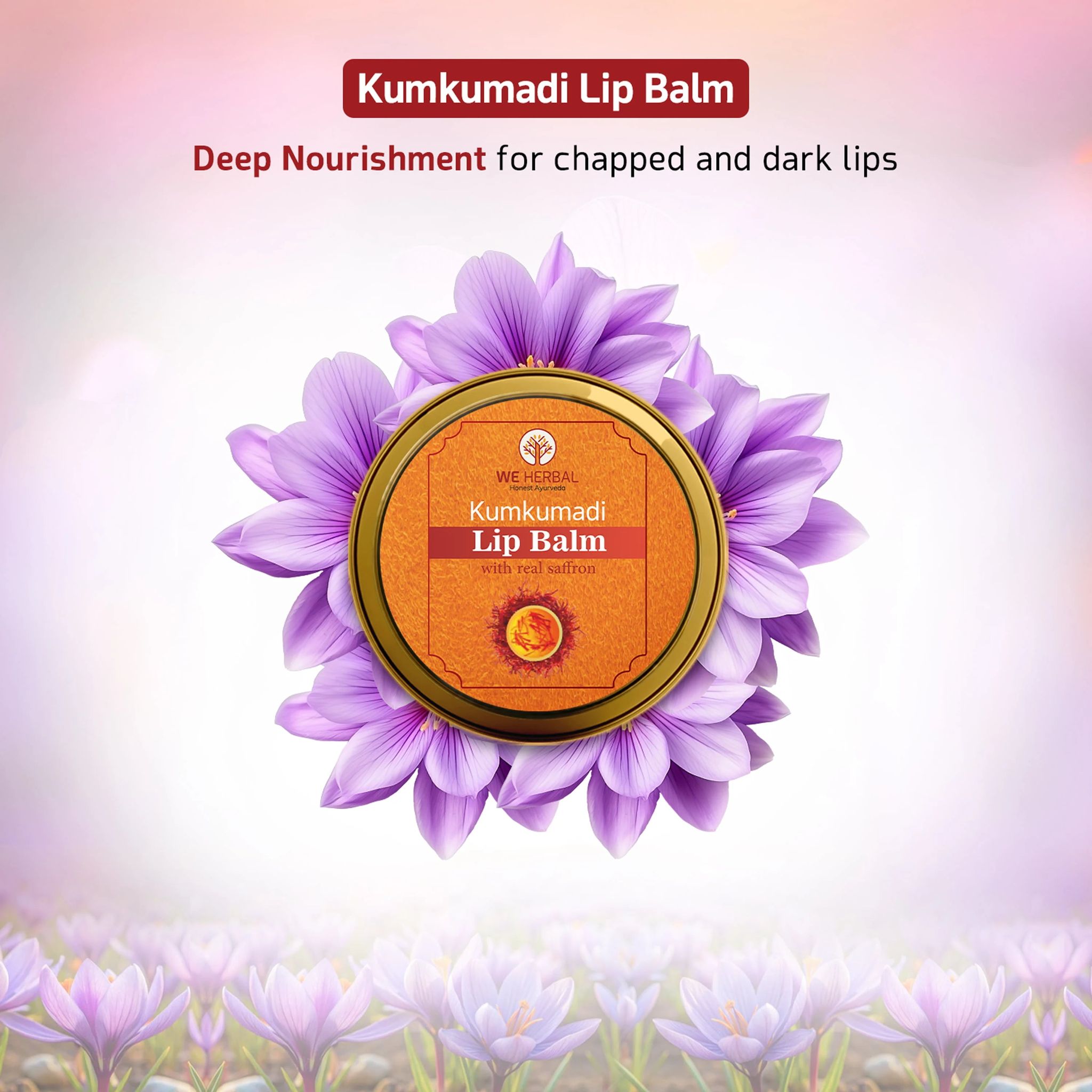 Kumkumadi Lip Balm-8 gms / in