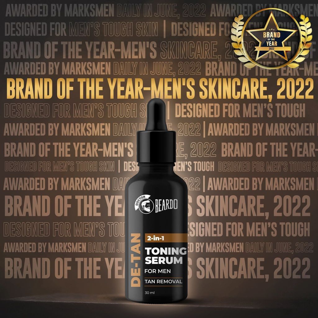 Beardo De-Tan 2 in 1 Toning Serum