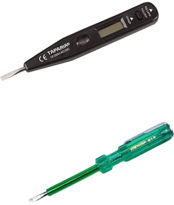 TAPARIA set of 2 hand tool combo (Digital Tester MDT82/Green Tester 814)