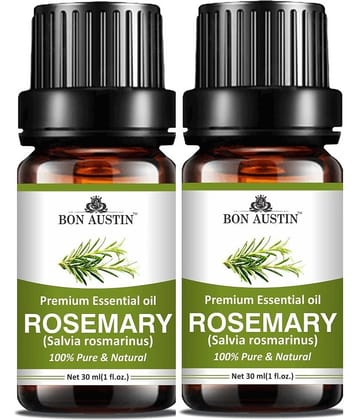 Bon Austin Rosemary Essential Oil Aromatic 30 mL ( Pack of 2 )
