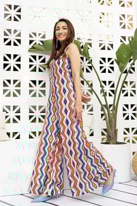 Printed Jumpsuit S