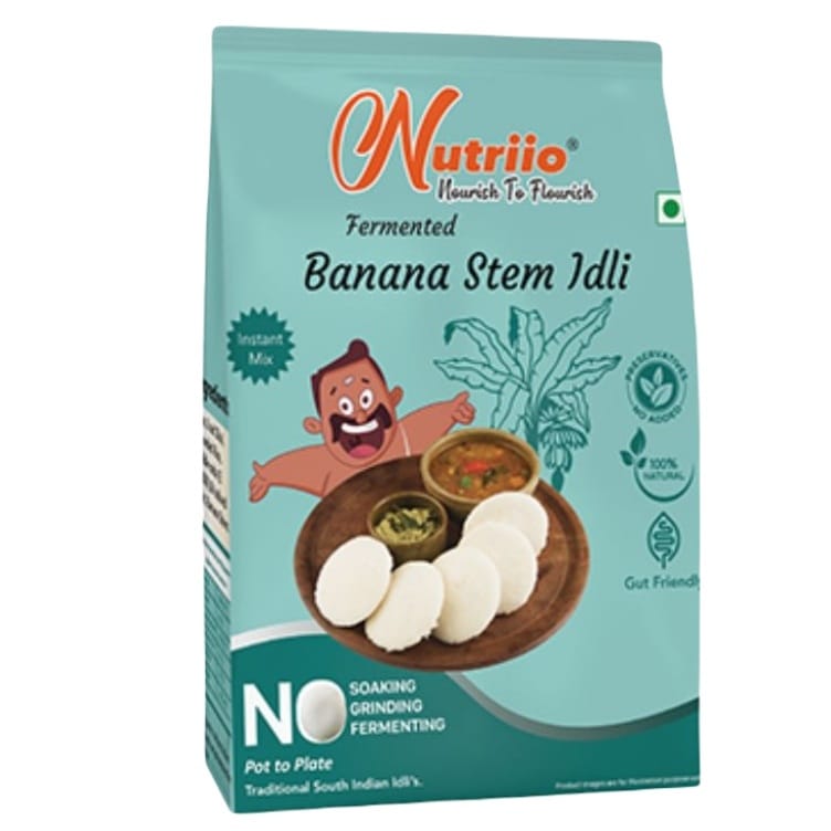 Nutriio - Fermented Banana Stem Idli Powder 200 Gms (Pack of 2)